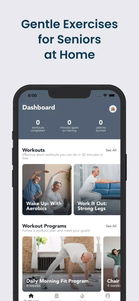 Captures d'écran de Gentle Exercises for Seniors
