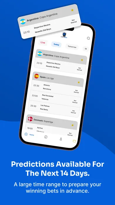 Predibets: Betting Predictions应用截图