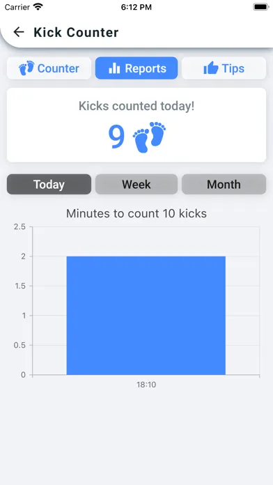 Capturas de tela do Kick Counter!