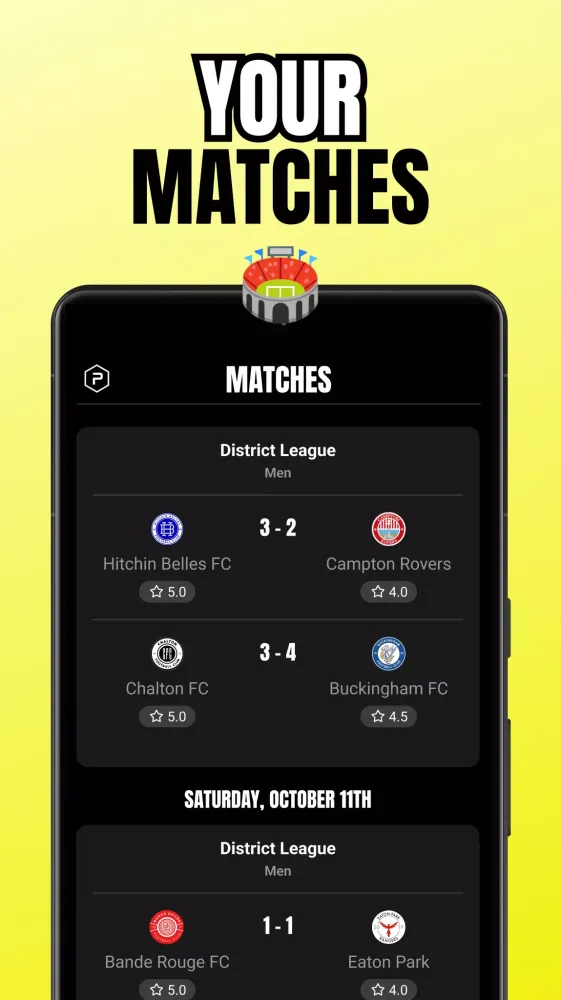 Prematch Screenshots