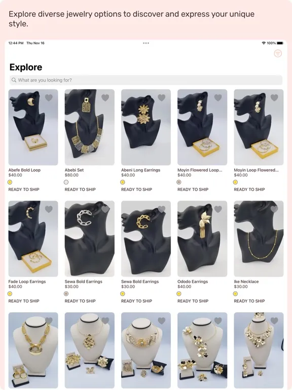 تصاویر Prettycharm: Fashion Jewelry iPad 