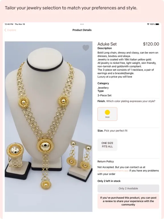 تصاویر Prettycharm: Fashion Jewelry iPad 