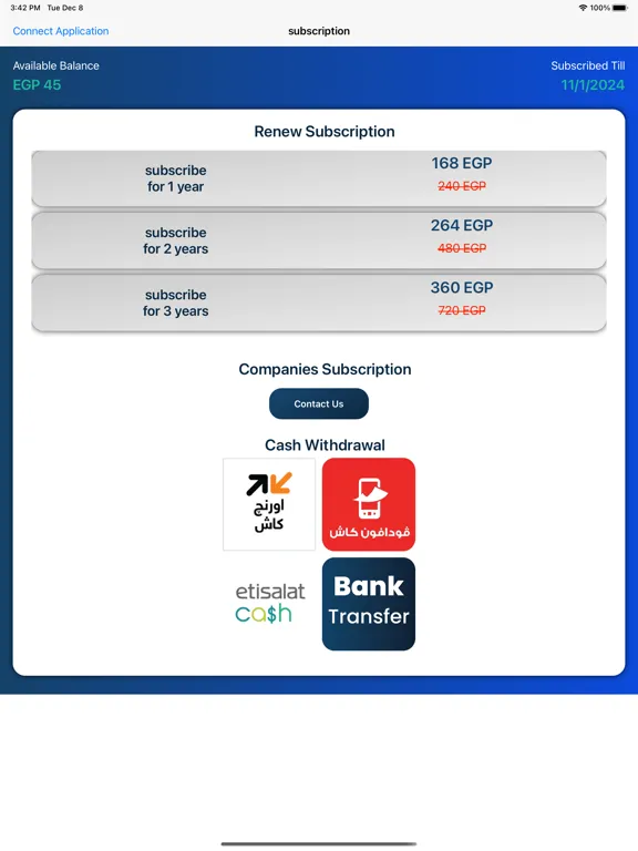 Zrzuty ekranu Connect -Digital Business Card iPad 