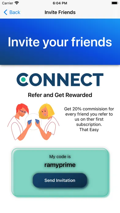 Zrzuty ekranu Connect -Digital Business Card