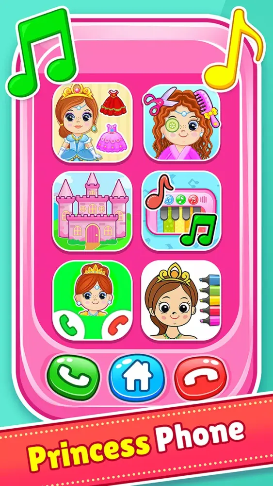 Princess Baby Phone Games Screenshots