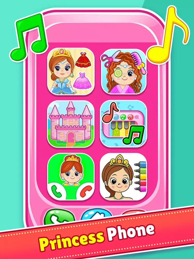 Princess Baby Phone Games Screenshots