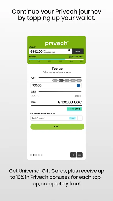 Privech®: Incentives & Rewards 스크린샷