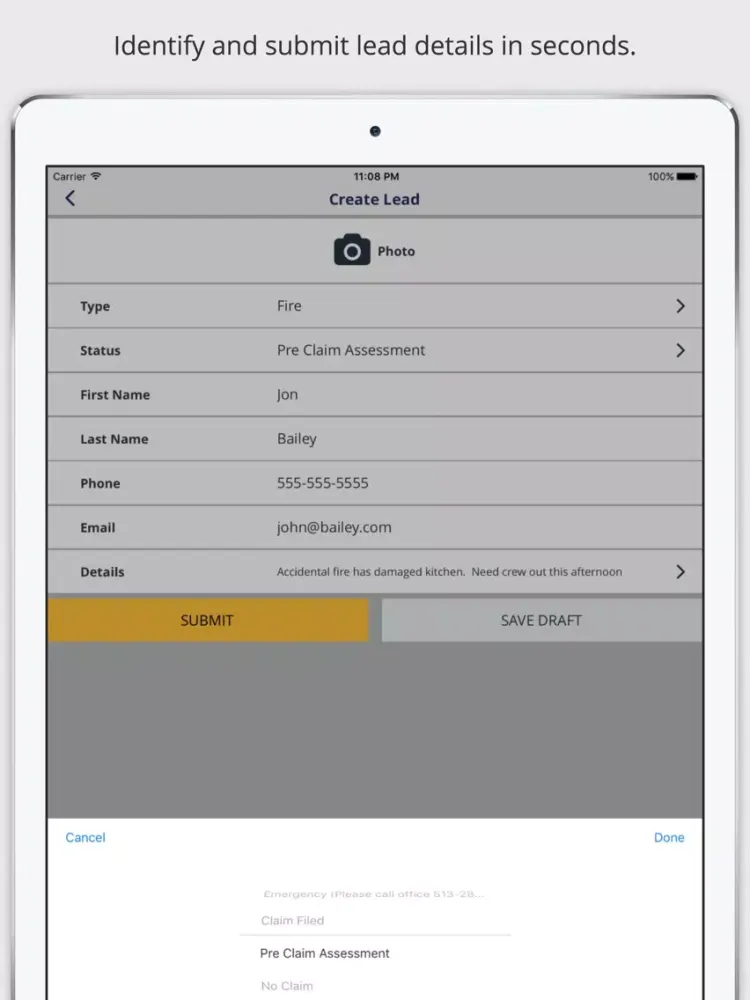 Acme Referrals iPad  스크린샷