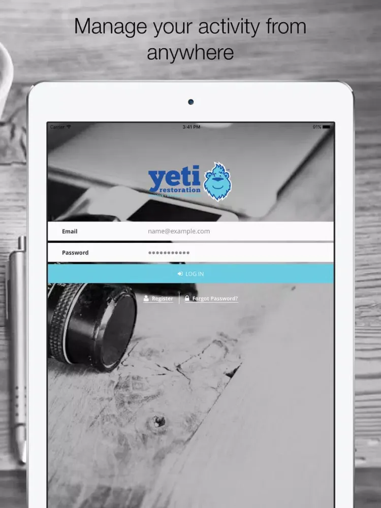 Capturas de pantalla de The Yeti Restoration App iPad 