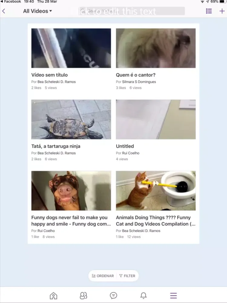 Скриншоты Pupyz iPad 