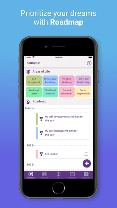 Скриншоты PursuitPal Life Goals Planner