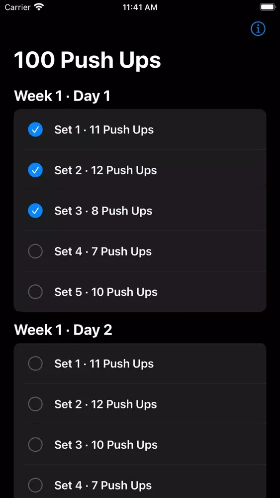 Pushie: 100 Push Ups Challenge应用截图
