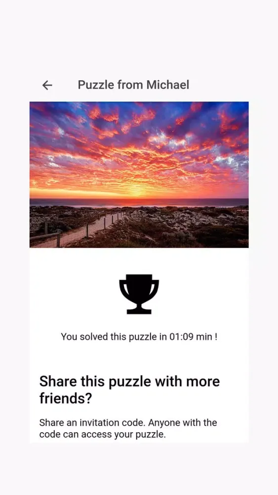 Tangkapan skrin PuzzleGram - Photo Puzzle App