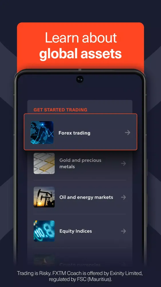 FXTM Coach: Learn to trade应用截图