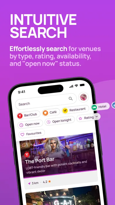 QLIST: LGBTQ+ Map & Guide Screenshots
