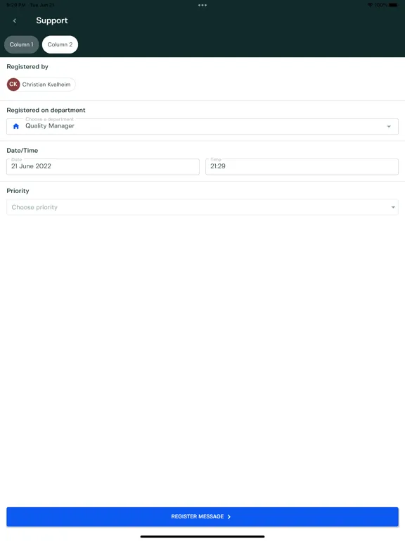 Tangkapan skrin Qm NexGen iPad 