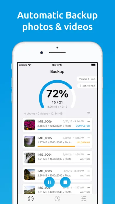 QPhoto Backup Screenshots