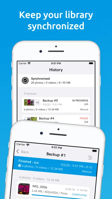 QPhoto Backup Screenshots