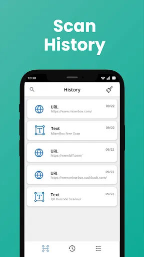 FreeScan© QR Code Scanner Screenshots