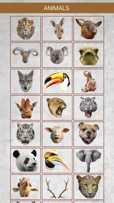 ภาพหน้าจอของ Animal Face Photo Booth