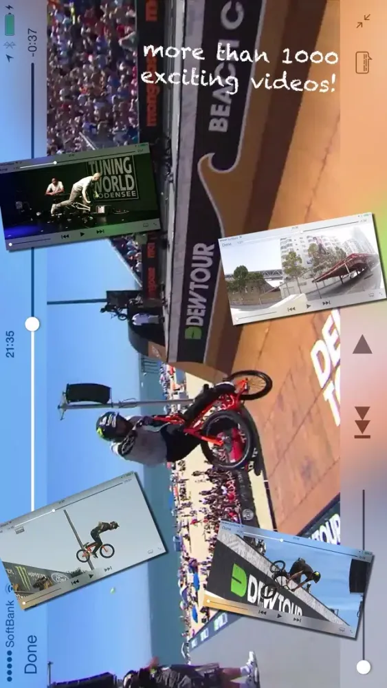 Captures d'écran de BMX WORLD