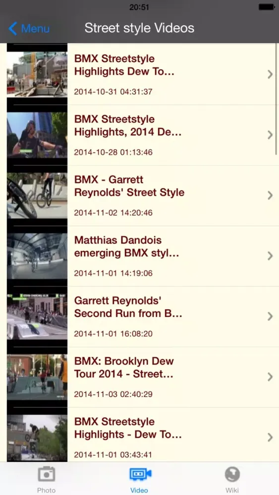 Captures d'écran de BMX WORLD