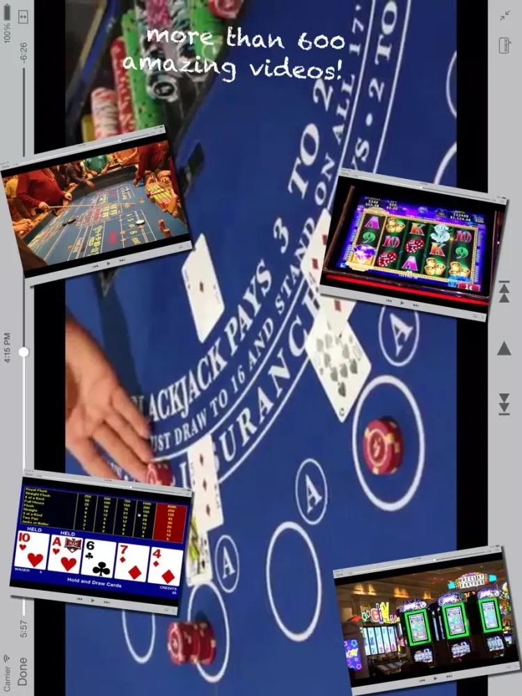 Exciting Casino Games iPad  Screenshots