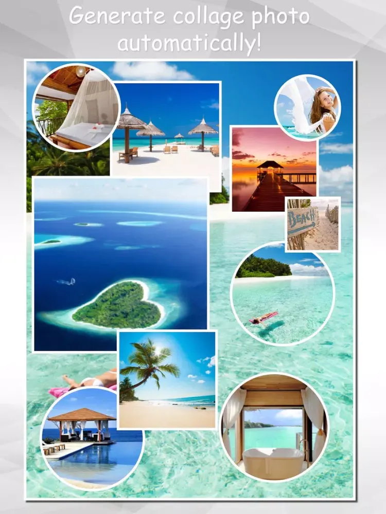 ภาพหน้าจอของ Magic Photo Collage - Automatic Pic Generator iPad 