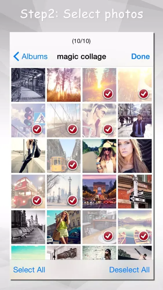 ภาพหน้าจอของ Magic Photo Collage - Automatic Pic Generator