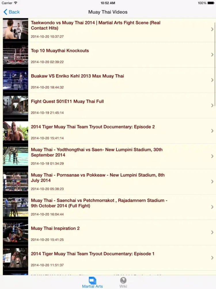 تصاویر The Ultimate Martial Arts iPad 