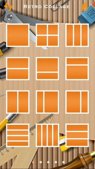 Retro Collage Frame Editor 스크린샷