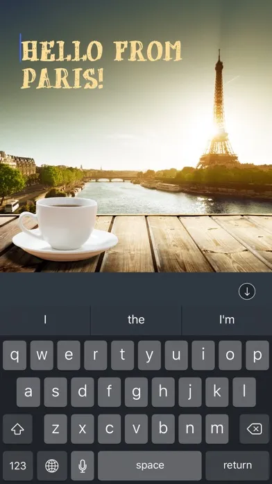 Capturas de pantalla de TEXTon - add text to photo!