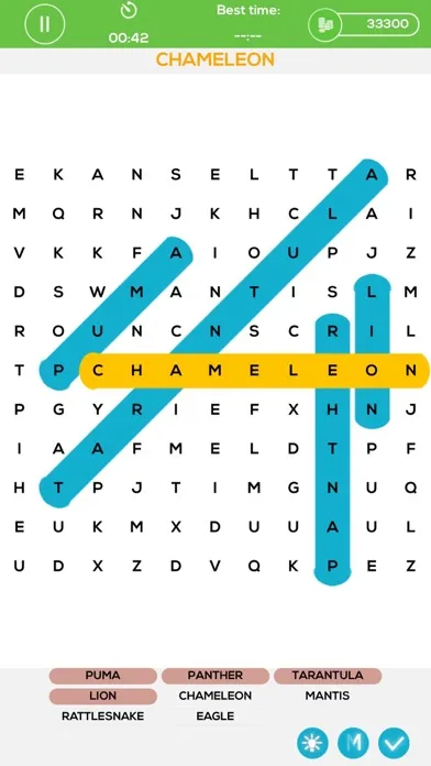 Capturas de tela do Word Search Puzzle Game FREE
