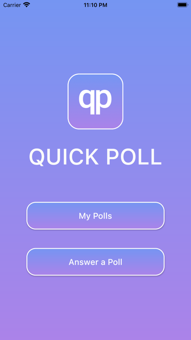 Quick Poll App應用截圖