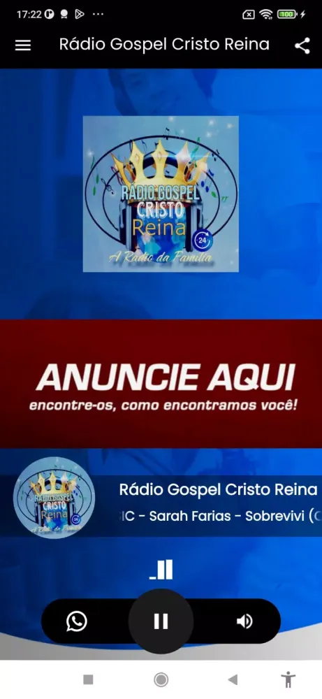 Rádio Gospel Cristo Reina Screenshots