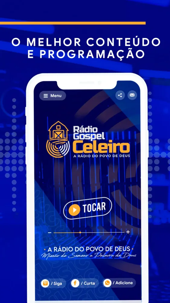 Rádio Gospel Celeiro Screenshots