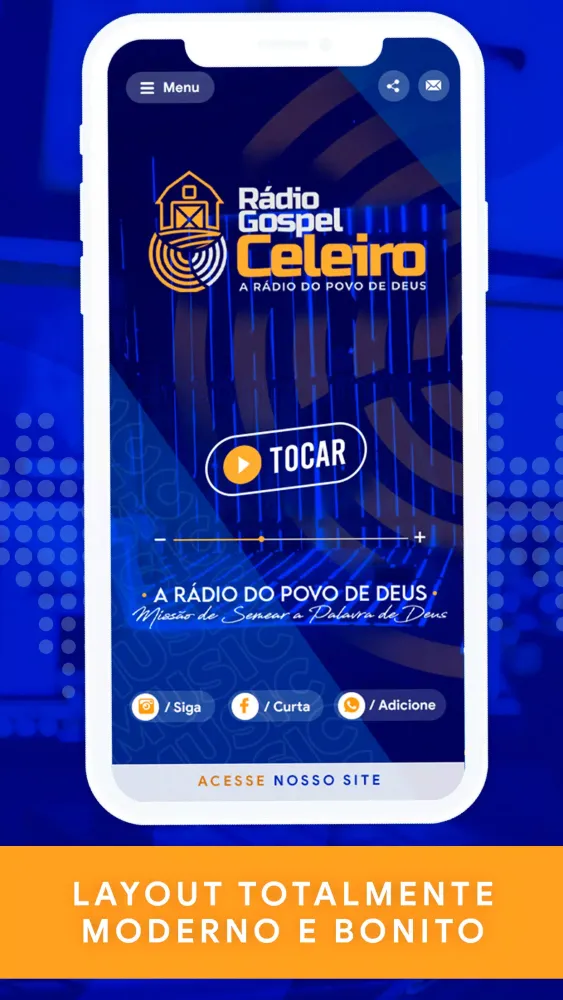 Rádio Gospel Celeiro Screenshots