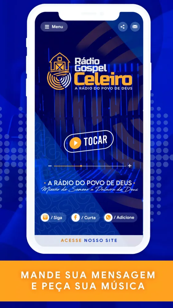Rádio Gospel Celeiro Screenshots