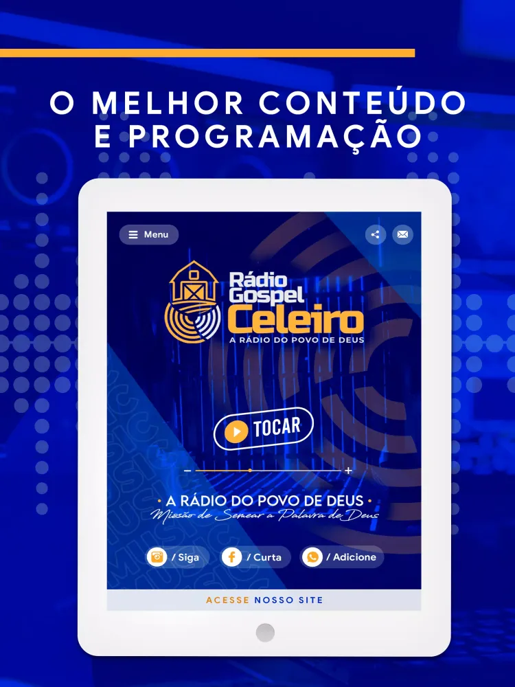 Rádio Gospel Celeiro Screenshots