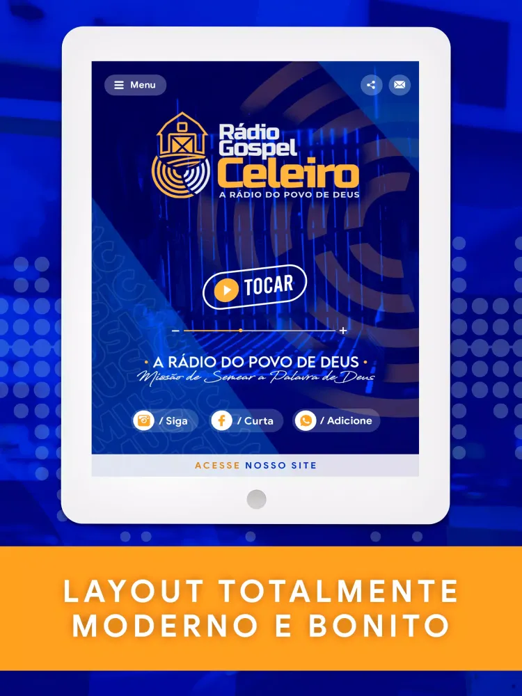 Rádio Gospel Celeiro Screenshots