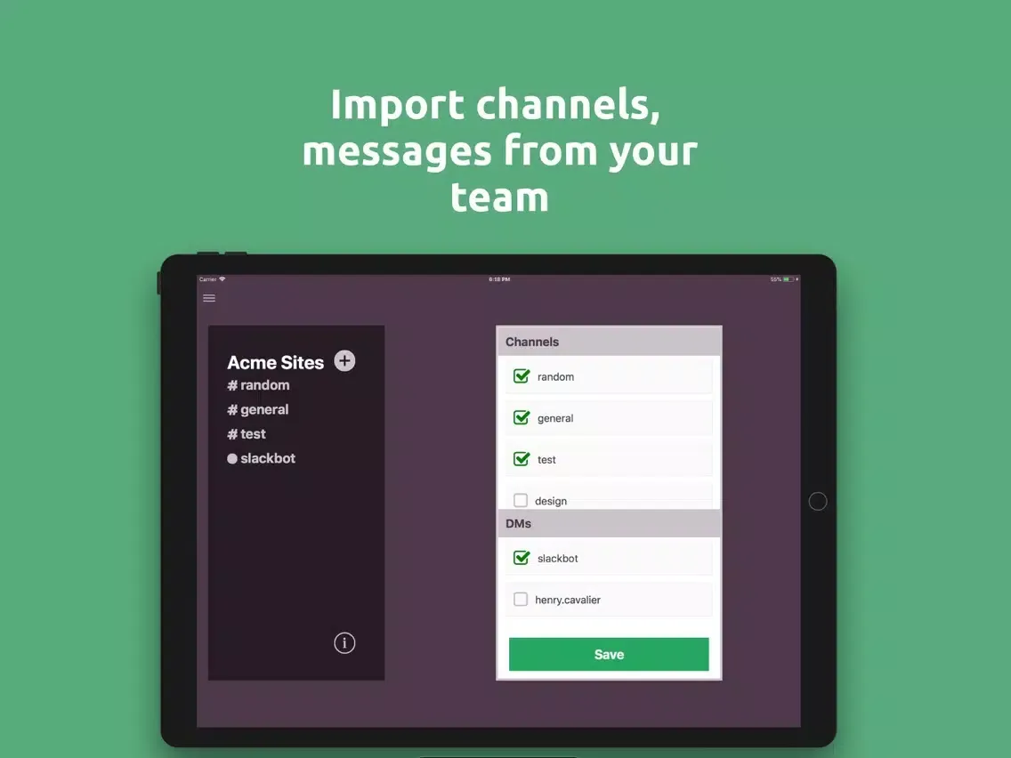 Скриншоты Ratstash - For Slack iPad 