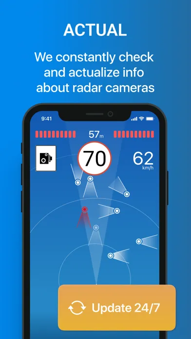 ภาพหน้าจอของ Ray.Radar Detector Pro