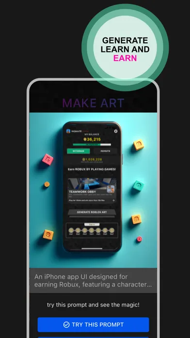 Rbxgiver App AI Play & Earn স্ক্রিনশট