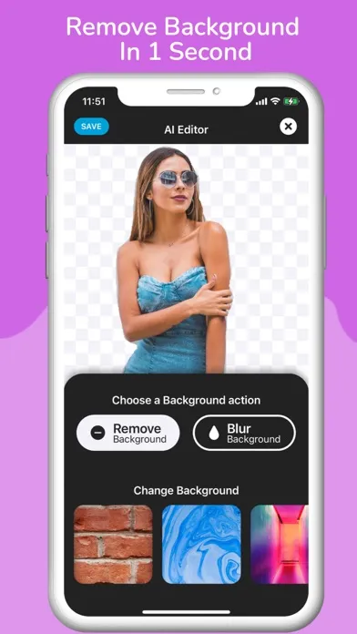 Zrzuty ekranu Background Remover.