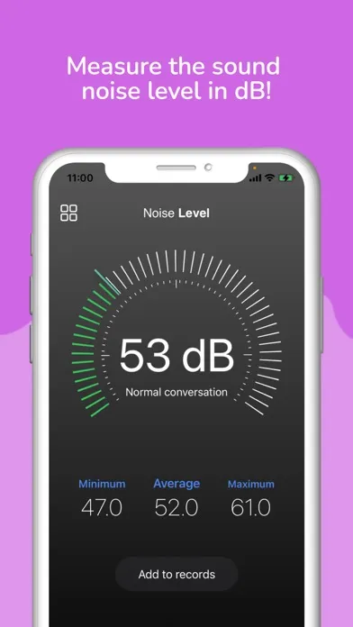 Decibels: Sound Level dB Meter Screenshots