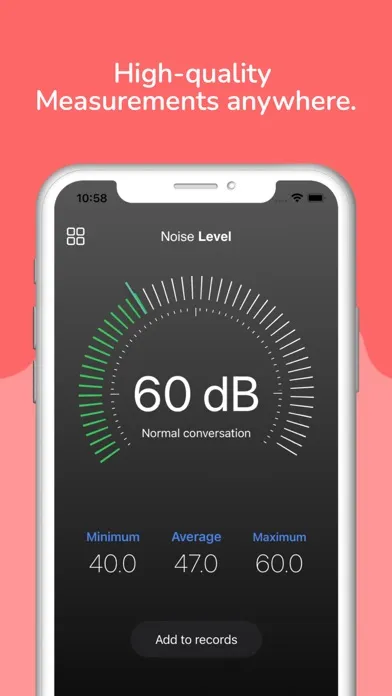 Decibels: Sound Level dB Meter Screenshots
