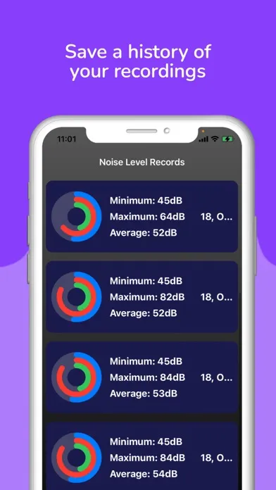 Decibels: Sound Level dB Meter Screenshots