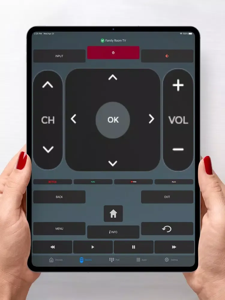 Viz Remote Control iPad  Screenshots