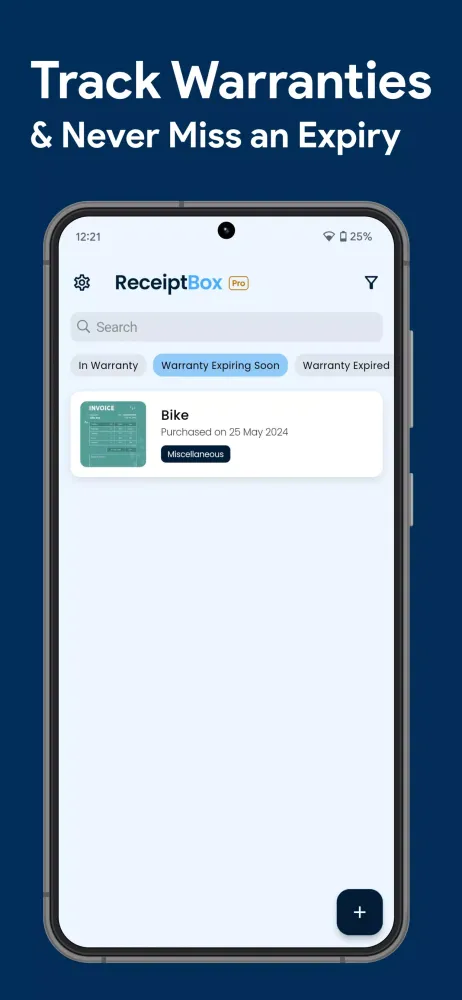 ReceiptBox Screenshots