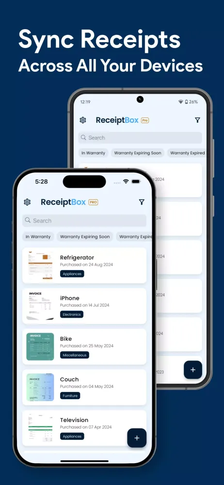 ReceiptBox Screenshots